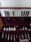 Vtg 1953 Oneida Community Morning Star Silverware Flatware Set 60 Pcs With Box