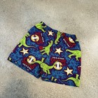 Vintage All Star Saurus Dinosaur Shorts Youth 6 Speed Limit Elastic Retro 1990s 