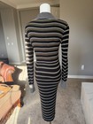 Free People Vista Cardi Striped Ribbed Midi Sweater Dress Size Small