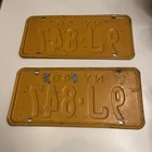 Pair Of Original 1948 With    49 Tag New York License Plates  9j-847