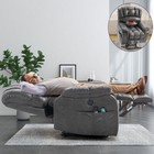 Lay Flat Sleeping Dual Okin Motor Electric Lift Recliner With Heat Massage Chair