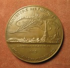 Bronze Medal  Ministry Of Finances By Bottee  Paris Mint 1889 Centennial  50mm