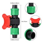 6 Pieces Drip Irrigation Shut-off Valve 1 2 Inch Universal Drip Irrigation Tubin