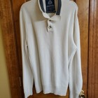 American Rag Mens Sz Xxl Pullover 1 4 Button Long Sleeve Oatmeal Sweater