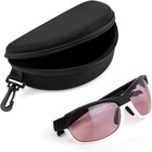2-pack Eye Glasses Case Box Sunglasses Protector Hard Zipper Belt Clip Portable 