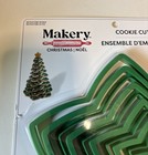 Stackable Star Christmas Cookie Cutter Set  10 Pc  Makery New