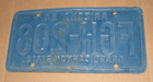 Vintage 1964 Arizona License Plate Tag Fgh-208 Grand Canyon State 61 Years Nice 