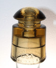 Vintage Light  Amber Pyrex  Insulator Csa