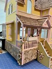 Wood Dollhouse Newberg Mansion 6-room By Duracraft  Fully Built  Nice 