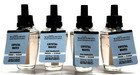 New 4 Bath   Body Works Crystal Waves Wallflowers Fragrance Refills Bulbs 0 8 Oz