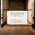 4 Pcs Plastic Poultry Transport Cages  Stackable Heavy Duty 440lb Chicken Crate