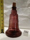 Vintage Wheaton Amethyst Liberty Bell Bottle 7 1 2    Not The Original Cork 