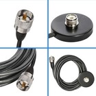 So239 Mount Magnetic Base And Pl259 Plug Car Mobile Radio Antenna 5 Meters Cable