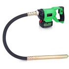 850w Cordless Concrete Vibrator With Battery  3 8ft   35mm Shaft Rod  6000 Rpm