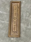 Vintage Brass Desk Tray And Brass Rose Letter Opener