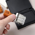 Roller Date Stamp Retro Date Stamper Inking Day Month Year With Wooden Handle