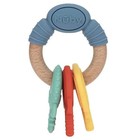 Nuby - Silicone wood Teether Keys
