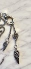 King Baby 925 Sterling Silver Rope Chain Wing Charm Necklace Signed  Angels