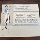 Vtg 1958 Kurfees Paint Louisville Ky Chip Mid Century Sample Trends Brochure
