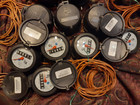 10 Pieces Badger Model 25 Water Meter Dial Registers  Cubic Feet  Endpoint Wire