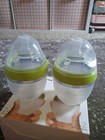 Comotomo 5 Oz Newborn Slow Flow Soft Hygenic Silicone 2 Pk Baby Bottle Bpa Free 