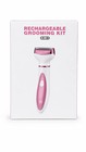 Rechargeable Women Electric Shaver 4-in-1 Painless Hair Remover Trimmer Pink