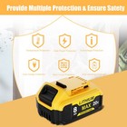 1-10pack For Dewalt 20v 20 Volt Max Xr 8 0ah Lithium Ion Battery Dcb206-2 Dcb205