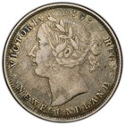 Newfoundland  Canada  1865 Victoria Twenty Cents  20 Cents  Pcgs Xf 45 