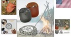 Lightweight Stainless Steel Campfire Tripod     Perfect For Travelers And Hikers