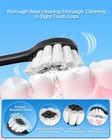 2 Pack Sonic Electric Toothbrush Includes 12 Brush Heads Ipx8 Waterproof