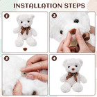 90 Pcs Safety Noses For Amigurumi Plastic Safety Noses For Crochet Flocking T   