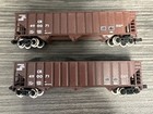 Atlas N Scale Lot Of 2 Coal Hoppers Conrail  490071 - Unboxed