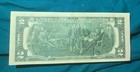 Stamped 1976-1976 Bicentennial 2 Dollar Bill Uncirculated Rare 