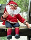 Arne Hasle Askim Norge Nordic Christmas Folklore Nisse Elf Gnome Doll 14  Vtg