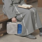 Bible Cover Bag For Men Women  Bible Holder Carrying Book Case Church Bag Gray