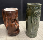 1960   s Vintage Westwood Tiki Mug Brown Glaze Hawaiian Japan   Pier 1 Tiki Mug