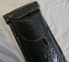 Cast Iron Vintage Wall Hung Double Slot Letter Mail Box Embossed W post Box