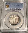 1924 S Standing Liberty Quarter   Pcgs Vf 30   Sharp   Attractive Better Date