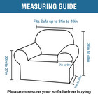 Stretch Velvet Armchair Cover Couch Covers 1 Cushion Chair Slipcover For Living