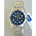 Seiko Chronograph Snd379p1 Quartz Navy Dial Watch
