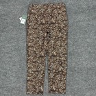 Lysse Leggings Womens Size Medium Pull On Brown Animal Print Stretch Pants