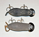 Vintage Pair Of Heddon Meadow Mouse Lures One Wood And One Plastic