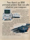 Ibm Electronics Personal Printers Computers Vintage 2 Page Print Ad 1985  0766