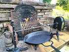 Antique French Mechanical Spit Jack 19th     Rotisserie Fireplace