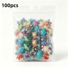 100pcs Mixed Color Sea Turtle Beads For Jewelry Making Diy Craft Supplies