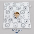 Lila   Jack Lion Lovey Security Blanket Plush Baby Safari Animals Fleece Nursery