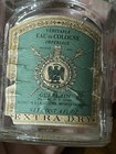 Vtg Guerlain Veritable Cologne Bee Embossed Glass Perfume Bottle Empty 4 2oz