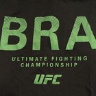 Reebok Ufc Ultimate Fighting Championship Brasil Black green T-shirt Size L
