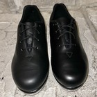 Bloch Shockwave  3 Tap-flex Black Leather Lace-up Tap Shoes 10 5 Fits 10 Women
