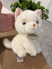 Russ Berrie Yomiko Classics Persian Cat 8  Plush Toy Stuffed Animal White